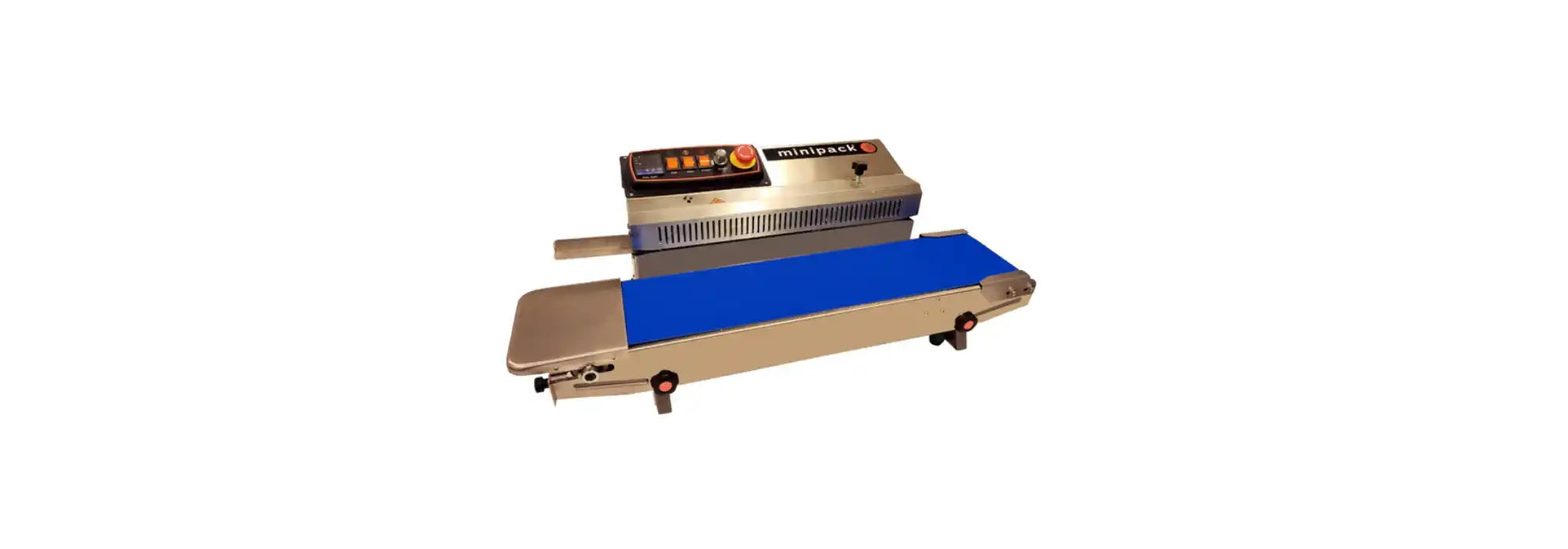 Conveyor belt sealing machine.