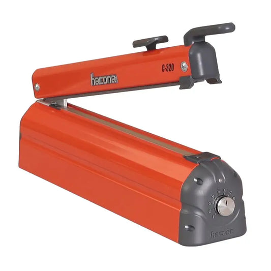 C-type impulse heat sealers hacona c320 sealer for bags desk top machine