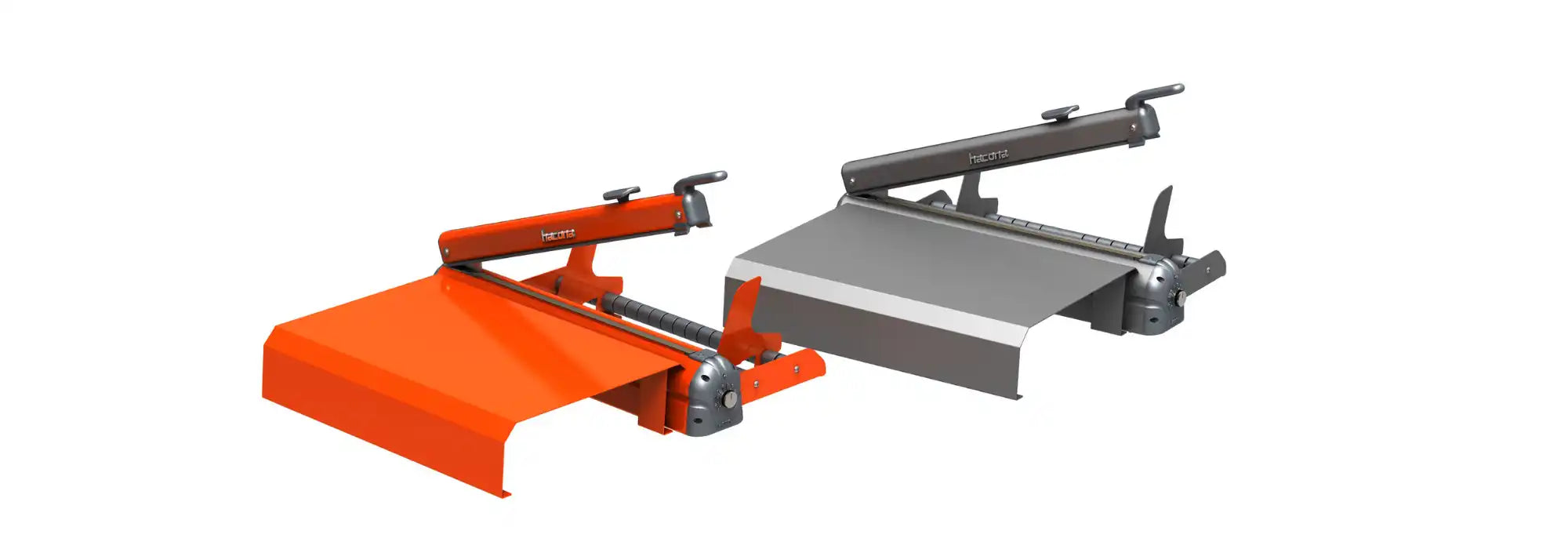 Two metal safety guards.