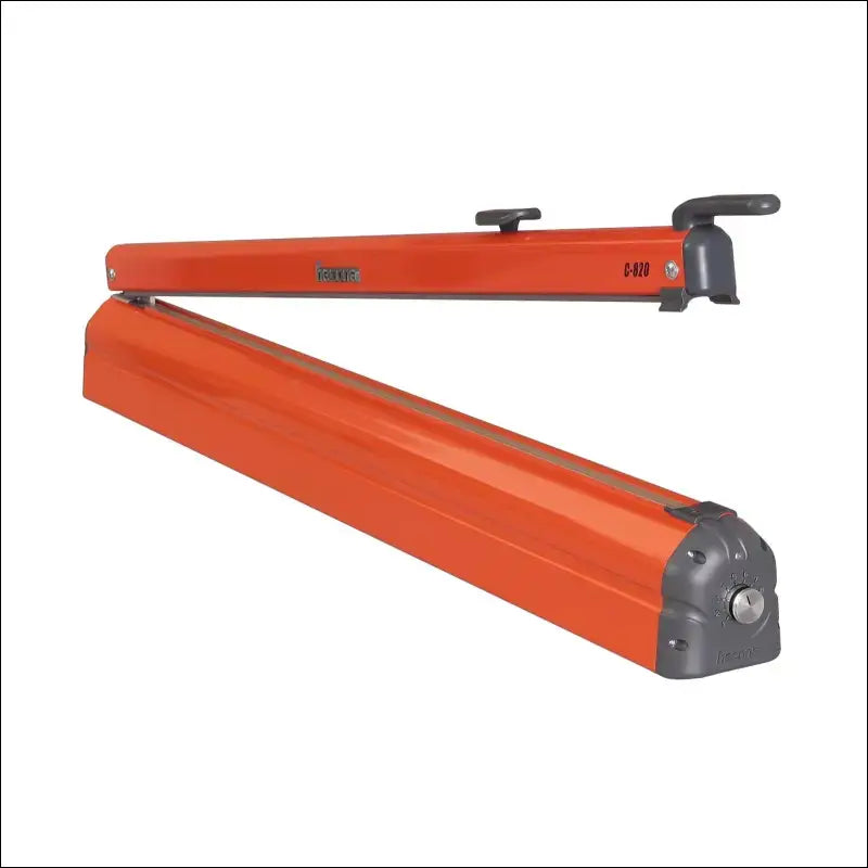 Orange impulse heat sealer perfect for efficient packaging in businesses